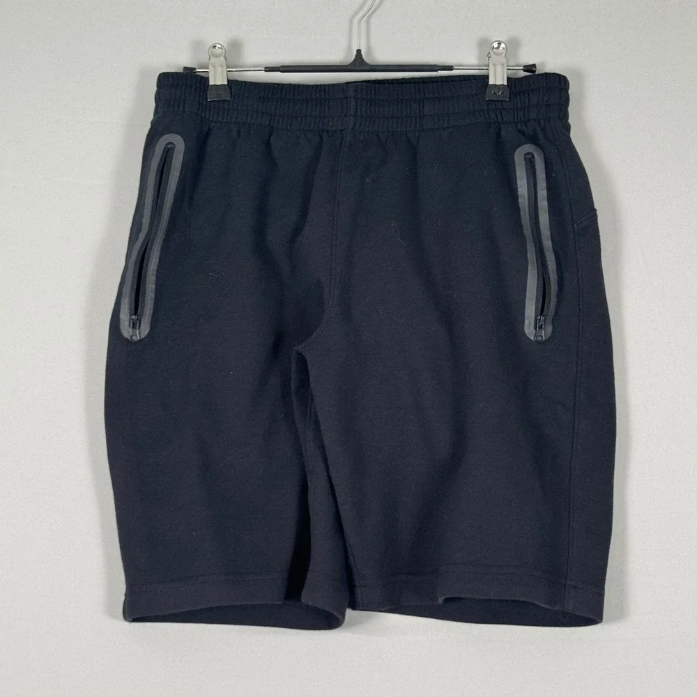 Old Navy Active Dynamic Fleece Shorts Men Small Black Excellent Zipper Pockets